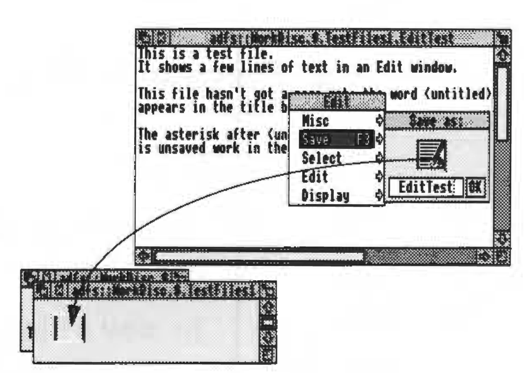 Risc OS hatte konsequentes Drag&Drop